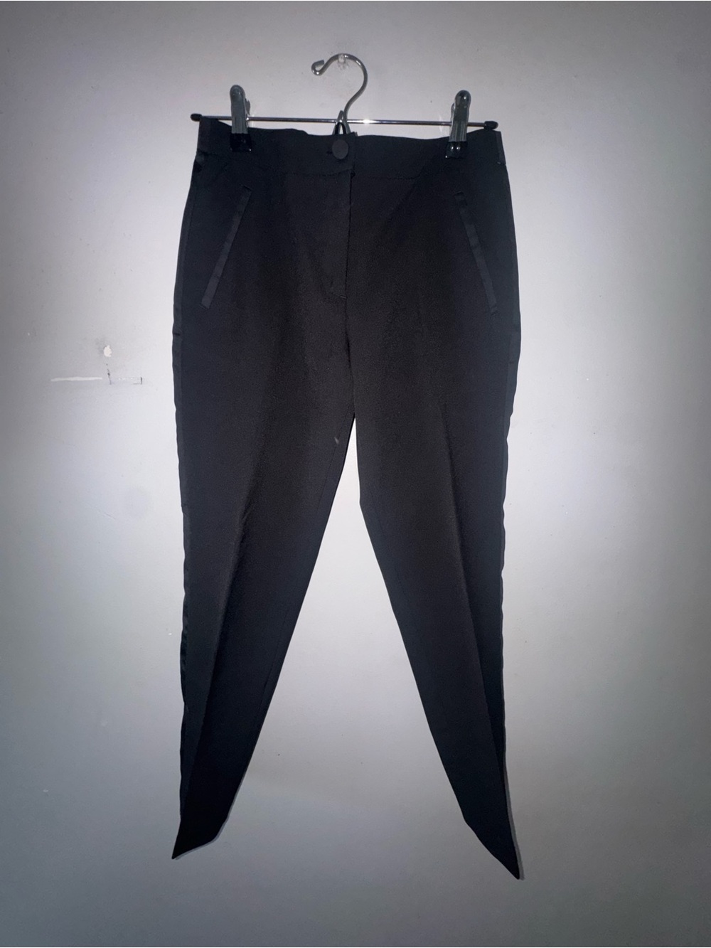 Black Tapered Dress Pants